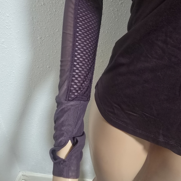 CALIA by Carrie Underwood Purple Fitted Cut Out Bodysuit - Picture 6 of 6